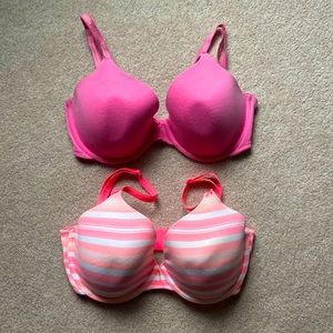 2 for $30 VS Cotton Bras in Pink 💗🌸